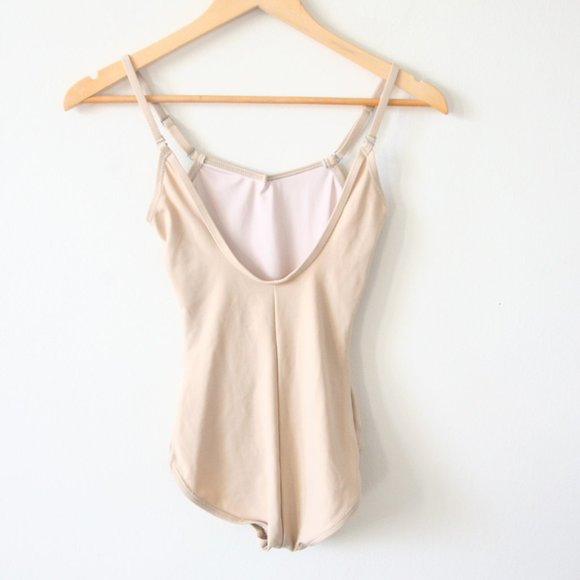 Size XS - CAPEZIO Women's Nude Basic Leotard - Picture 3 of 5
